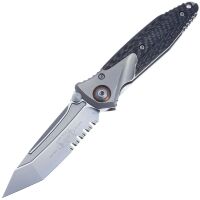 Нож Microtech SOCOM Bravo T/E PS сталь M390 рукоять Titanium/Carbon Fiber (261-8CFTI)