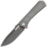 Нож Vanguard Continuum stonewash сталь M390 рукоять Gray Titanium