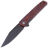 Нож CIVIVI Cachet Blackwash сталь 14C28N рукоять Black Steel/Red-Black G10 (C20041C-1)