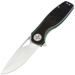 Нож Reptilian Тобол-01 сталь D2 рукоять Black/Green G10