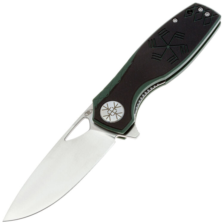 Нож Reptilian Тобол-01 сталь D2 рукоять Black/Green G10