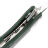 Нож Reptilian Тобол-01 сталь D2 рукоять Black/Green G10