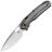 Нож Vosteed Psyop stonewash сталь Elmax рукоять Black Norplex UltreX Micarta