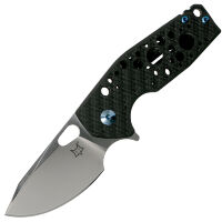 Нож FOX Suru satin сталь M390 рукоять Carbon fiber/Blue Ti parts (FX-526CFBL)