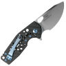 Нож FOX Suru satin сталь M390 рукоять Carbon fiber/Blue Ti parts (FX-526CFBL)