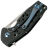 Нож FOX Suru satin сталь M390 рукоять Carbon fiber/Blue Ti parts (FX-526CFBL)
