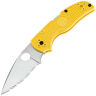 Нож Spyderco Native 5 Salt Serrated сталь MagnaCut рукоять Yellow FRN (C41SYL5)