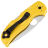Нож Spyderco Native 5 Salt Serrated сталь MagnaCut рукоять Yellow FRN (C41SYL5)