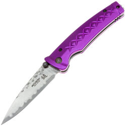 Нож Mcusta Fusion Bushi Sword сталь VG-10/Damascus рукоять Purple Aluminium (MC-0162D)