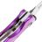 Нож Mcusta Fusion Bushi Sword сталь VG-10/Damascus рукоять Purple Aluminium (MC-0162D)