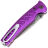 Нож Mcusta Fusion Bushi Sword сталь VG-10/Damascus рукоять Purple Aluminium (MC-0162D)