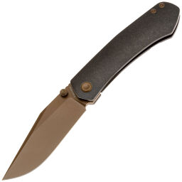 Нож Vosteed Vallhund copper dune сталь S35VN рукоять Black Titanium