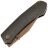 Нож Vosteed Vallhund copper dune сталь S35VN рукоять Black Titanium
