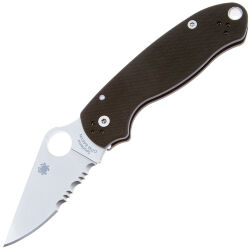 Нож Spyderco Para 3 PS сталь S45VN рукоять Black G10 (C223GPS)