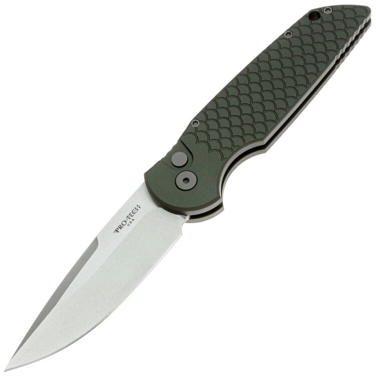 Нож Pro-Tech Tactical Response 3 сталь 154CM рукоять Fish Scales Green Aluminium (TR-3X1 SW Green)