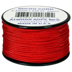 Паракорд Atwoodrope Micro Cord Red 38м