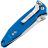 Нож Microtech SOCOM Elite S/E stonewash сталь M390 рукоять Blue Aluminium (160-10BL)