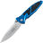 Нож Microtech SOCOM Elite S/E stonewash сталь M390 рукоять Blue Aluminium (160-10BL)