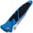 Нож Microtech SOCOM Elite S/E stonewash сталь M390 рукоять Blue Aluminium (160-10BL)