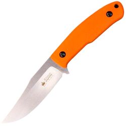 Нож Kizlyar Supreme Asket stonewash сталь AUS-10Co рукоять Orange G10