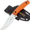 Нож Kizlyar Supreme Asket stonewash сталь AUS-10Co рукоять Orange G10