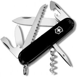Нож многофункц. Victorinox Camper Black 91мм (1.3613.3)