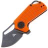 Нож Black Fox Puck blackwash сталь D2 рукоять Orange G10 (BF-761 OR)