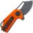 Нож Black Fox Puck blackwash сталь D2 рукоять Orange G10 (BF-761 OR)