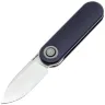 Нож Vosteed Corgi-V satin сталь 14C28N рукоять Dark Slate Blue Aluminium