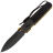Нож CJRB Locust PVD сталь AR-RPM9 рукоять Black Steel/Gold G10 (J1951-BG)