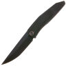 Нож We Knife Cybernetic blackwash сталь CPM-20CV рукоять Black Ti (WE22033-1)