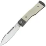 Нож Fox Gunstock satin сталь M390 рукоять Ivory G10/Ttitanium (FX-558 BO)