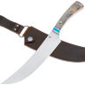 Нож кухонный QSP Butcher Knife 7.75'' сталь 14C28N рукоять Stabilized Wood/Abalone (QS-KK-006A)