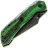 Нож Tenable Fenrir Top Liner Lock blackwash сталь D2 рукоять Green Misty Mountain G10