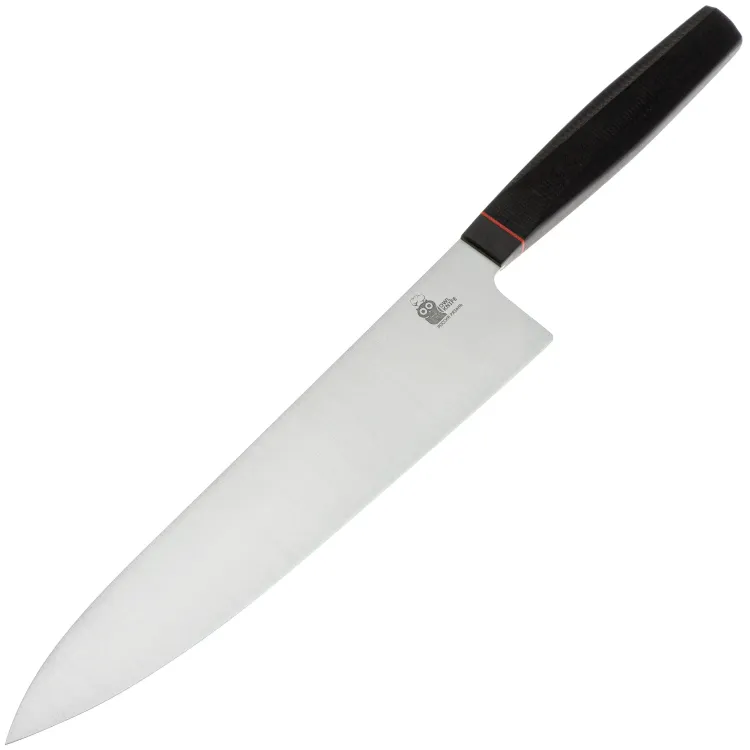 Нож кухонный Owl Knife Шеф CH210 сталь Elmax рукоять черный G10