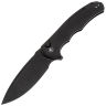 Нож CIVIVI Praxis Button Lock blackwash сталь Nitro-V рукоять Black Aluminum (C18026E-1)