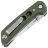 Нож Reate PL-XT Drop Point stonewash сталь Nitro-V рукоять Green Micarta/Black G10