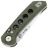Нож Reate PL-XT Drop Point stonewash сталь Nitro-V рукоять Green Micarta/Black G10