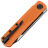 Нож Real Steel G-Tanto two-tone сталь Nitro-V рукоять Orange G10 (7801OB)