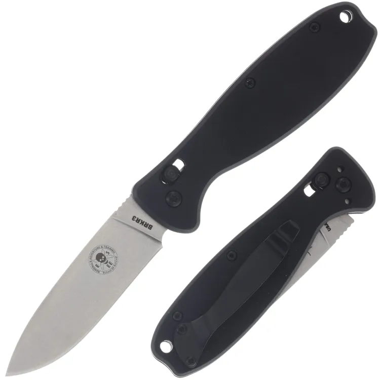 Нож ESEE Zancudo Auto stonewash сталь 14C28N рукоять Black G10 (BRKR3)