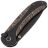 Нож WE Knife Zizzit blackwash сталь CPM-20CV рукоять Black Titanium/Copper Foil CF (WE23031-1)