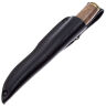 Нож 007К (120мм) сталь N690 рукоять латунь/орех (Пампуха И.Ю.)