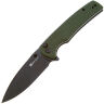 Нож Sencut Sachse Blackwash сталь 9Cr18MoV рукоять Green Micarta (S21007-2)