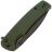 Нож Sencut Sachse Blackwash сталь 9Cr18MoV рукоять Green Micarta (S21007-2)