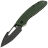 Нож Kansept Link blackwash сталь CPM-20CV рукоять Green Micarta/Blackwash Ti