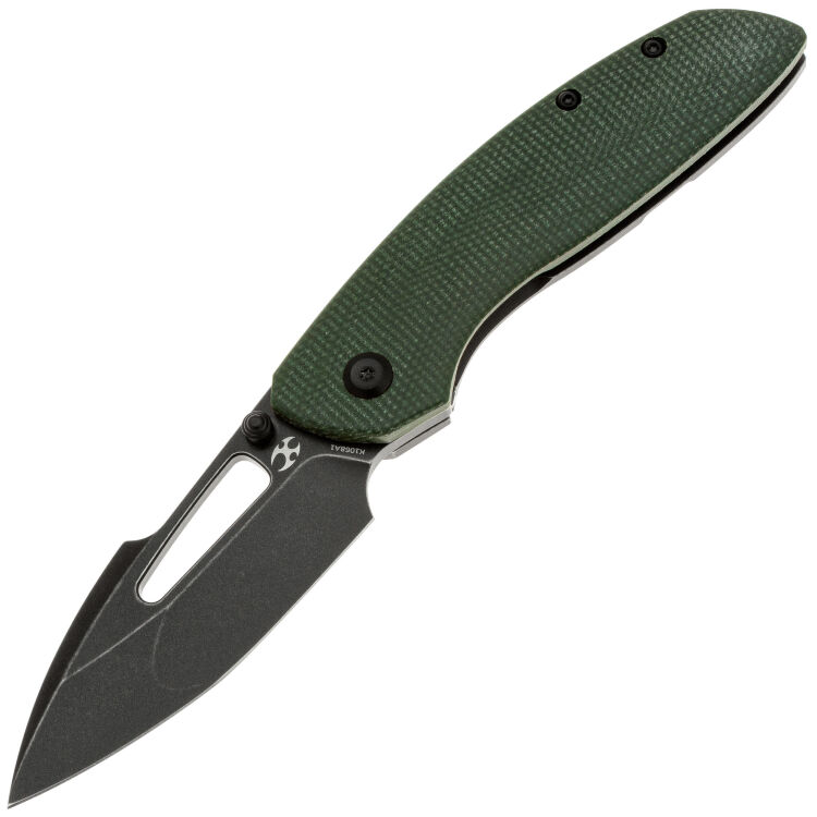 Нож Kansept Link blackwash сталь CPM-20CV рукоять Green Micarta/Blackwash Ti