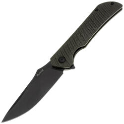 Нож Ruike P123-MB black cталь 14C28N рукоять Khaki Micarta