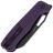 Нож Ironfly Syperfly black сталь 14C28N рукоять Purple G10