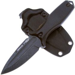 Нож N.C. Custom Grave blackwash сталь AUS-10 рукоять Black G10