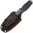 Нож N.C. Custom Grave blackwash сталь AUS-10 рукоять Black G10